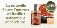 La nouvelle Sauce Tomates et Basilic : authentique et délicieuse, comme celle d'autrefois.