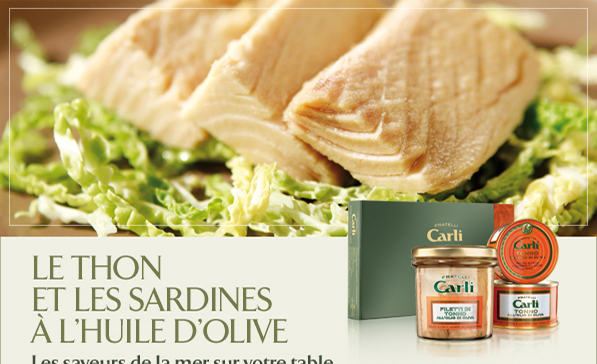 Le Thon et les Sardines à l'Huile d'Olive. 