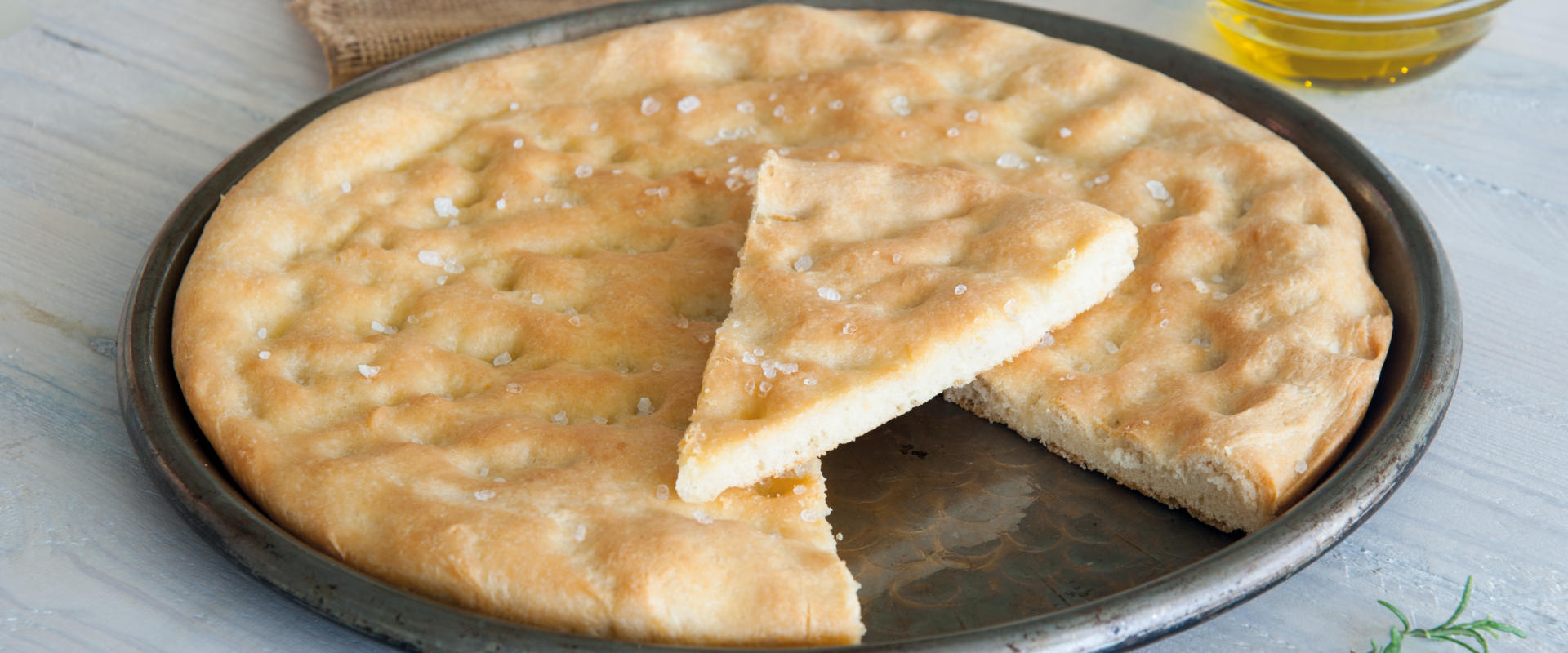 Focaccia à l’huile d’olive