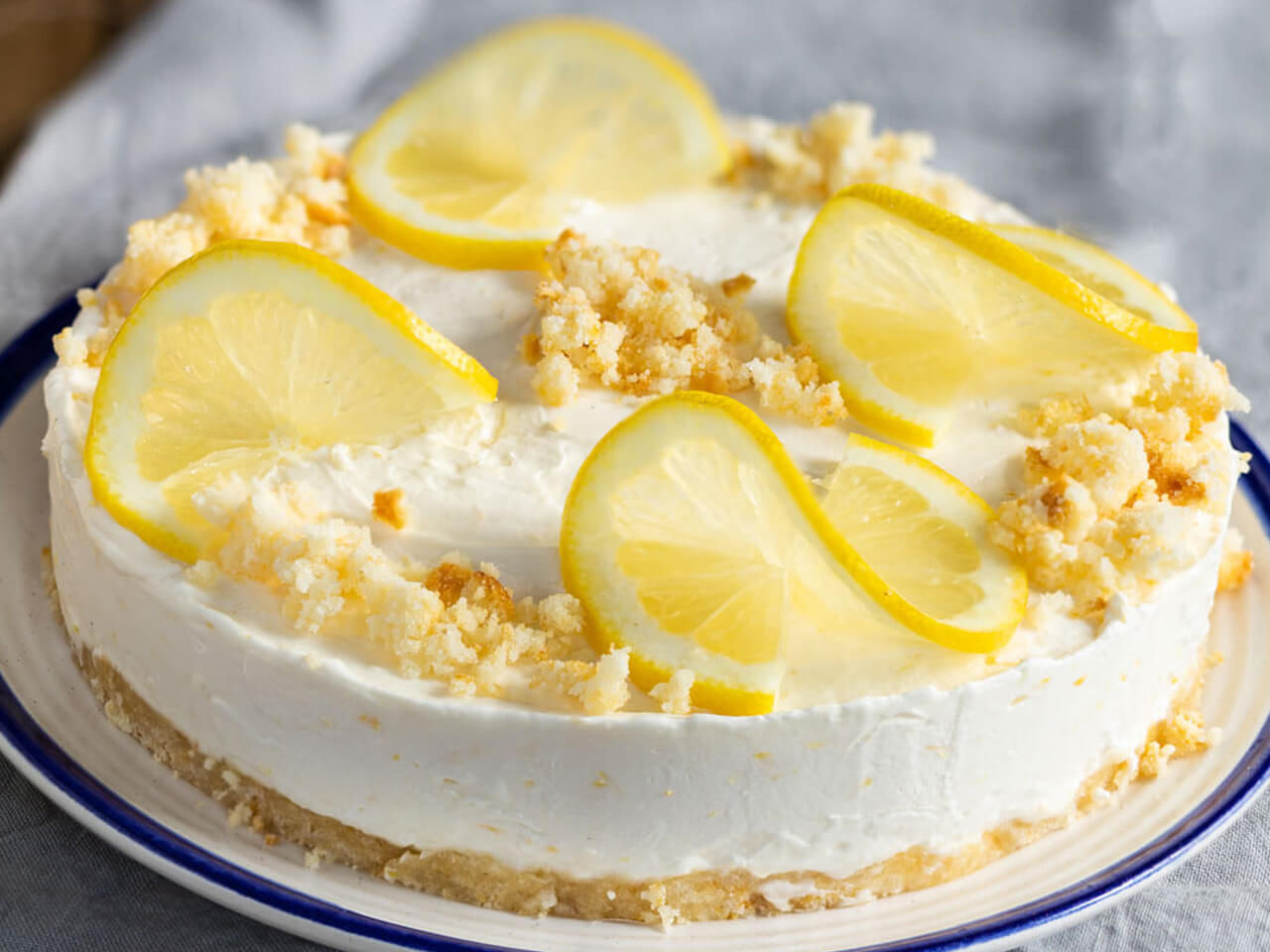 Cheesecake au citron et aux amaretti