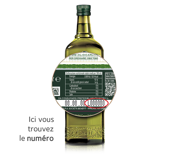 Ici vous trouvez le numéro