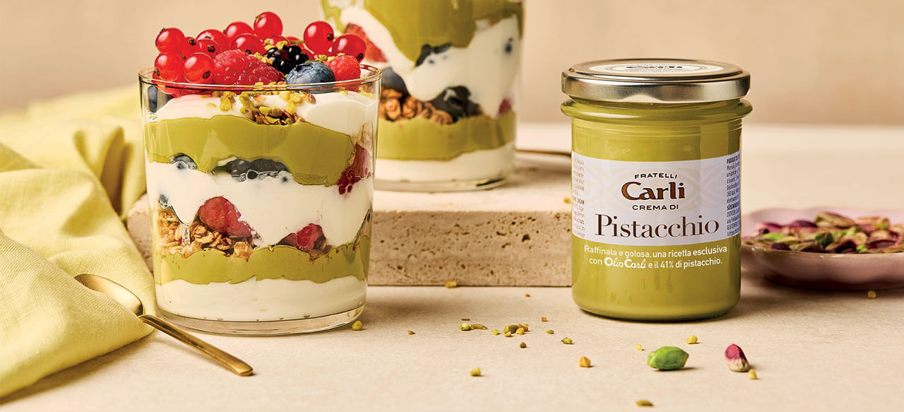 creme de pistache et Yogurt