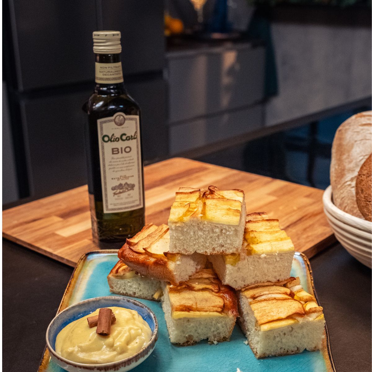 Focaccia sucrée