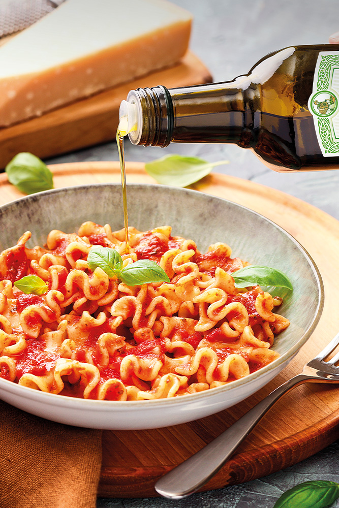 Spaghetti avec sauce pesto