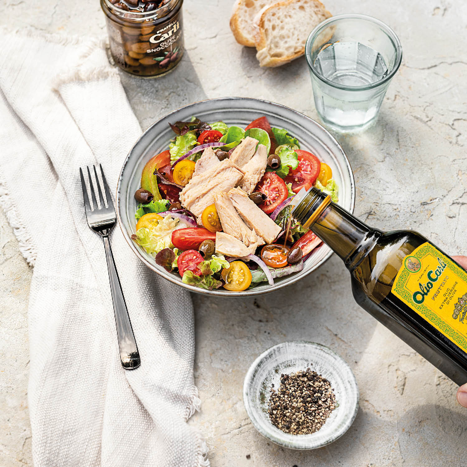 Assortiment d’Huiles d’Olive Vierges Extra Oli di Carli