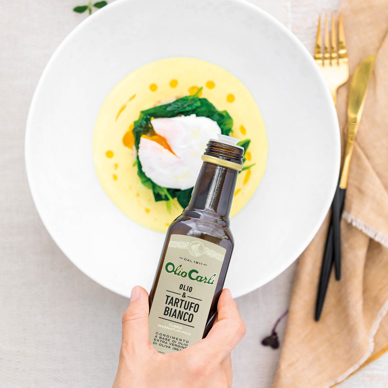 Huile d'Olive Vierge Extra & Truffe Blanche