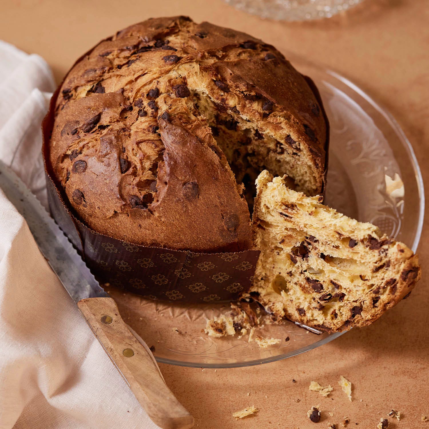 Panettone au Chocolat à l'Huile d'Olive