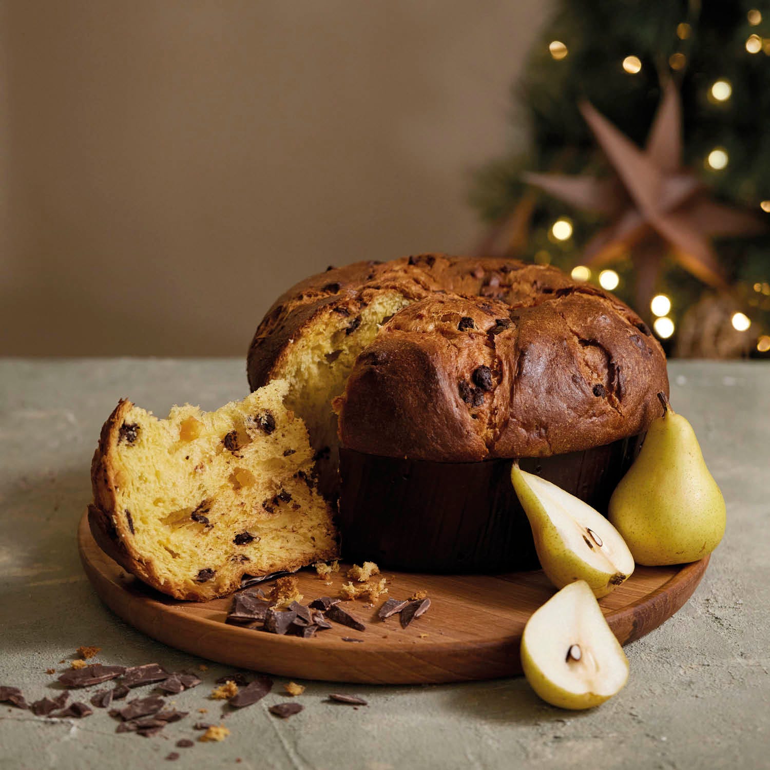 Panettone Poires et Chocolat