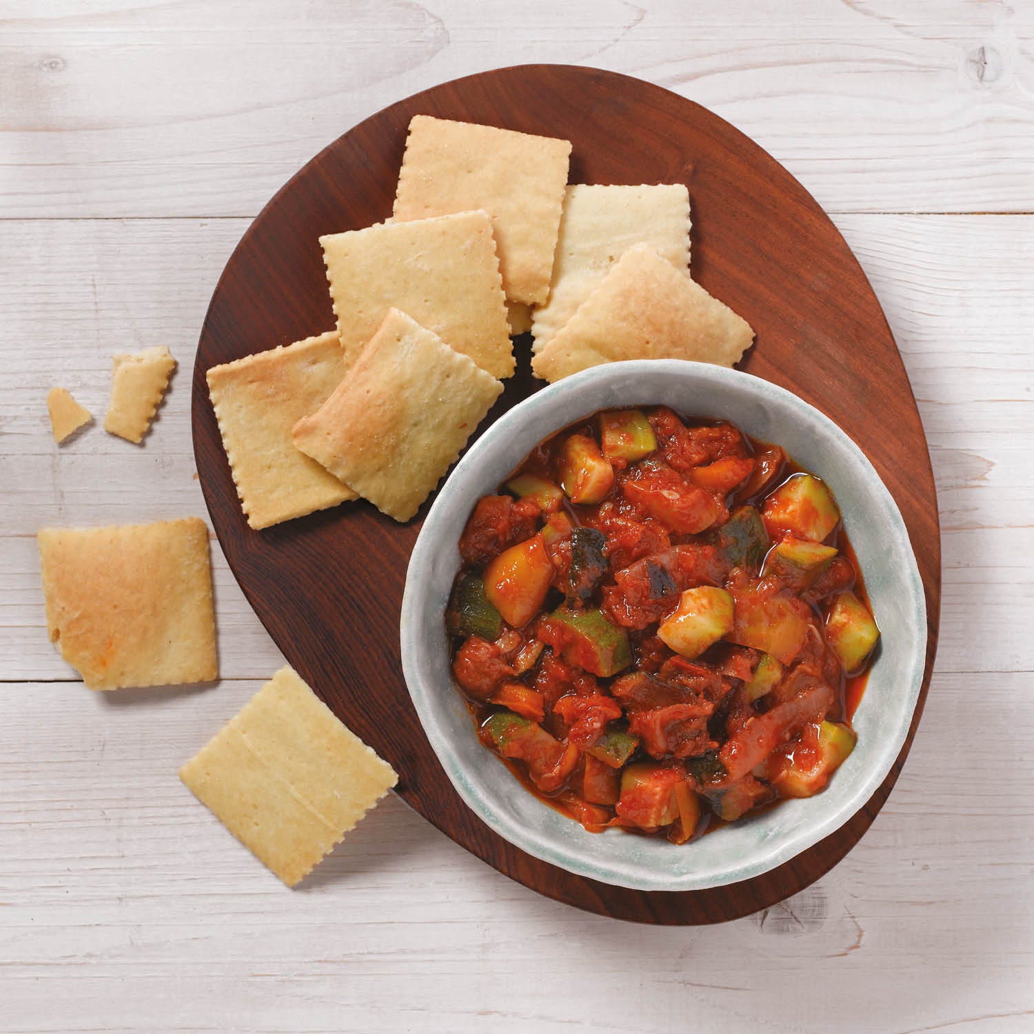 Focaccia Croquante en Biscuits
