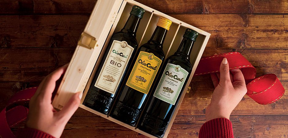 Trois bouteilles de Huile d'Olive vierge extra