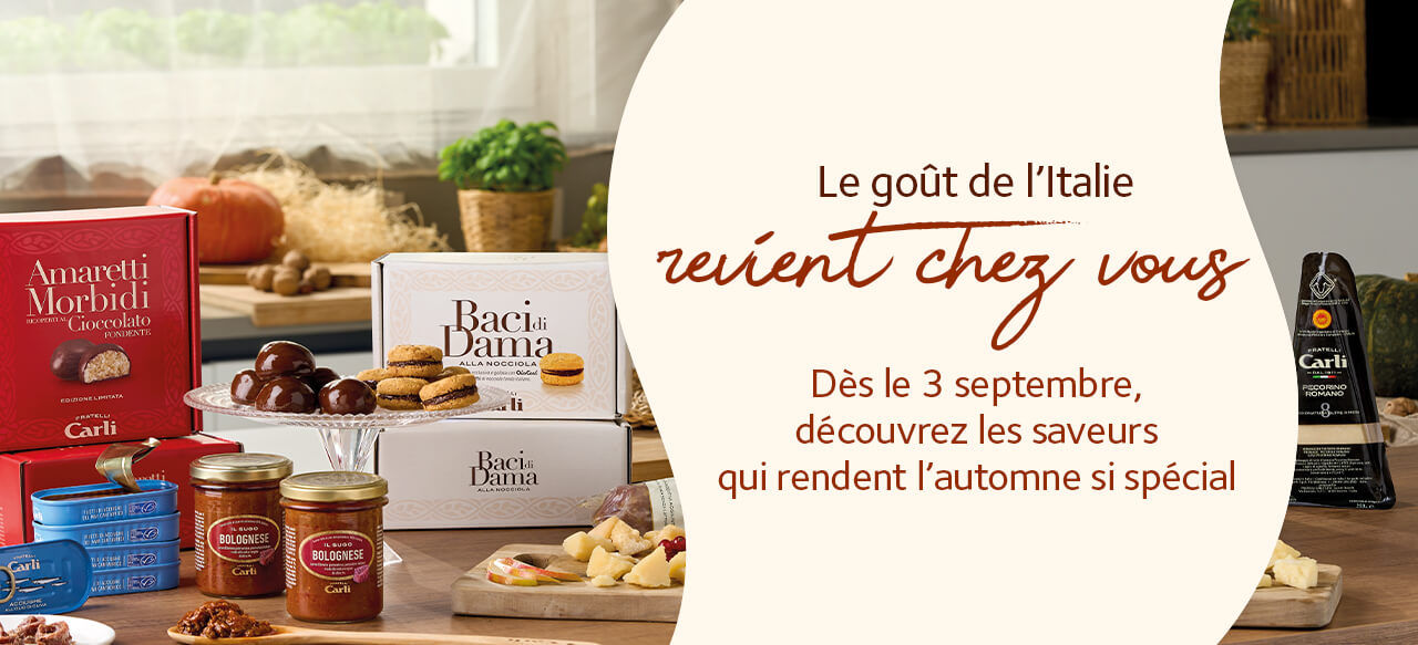 Le gout de l'Italie revient chez vous