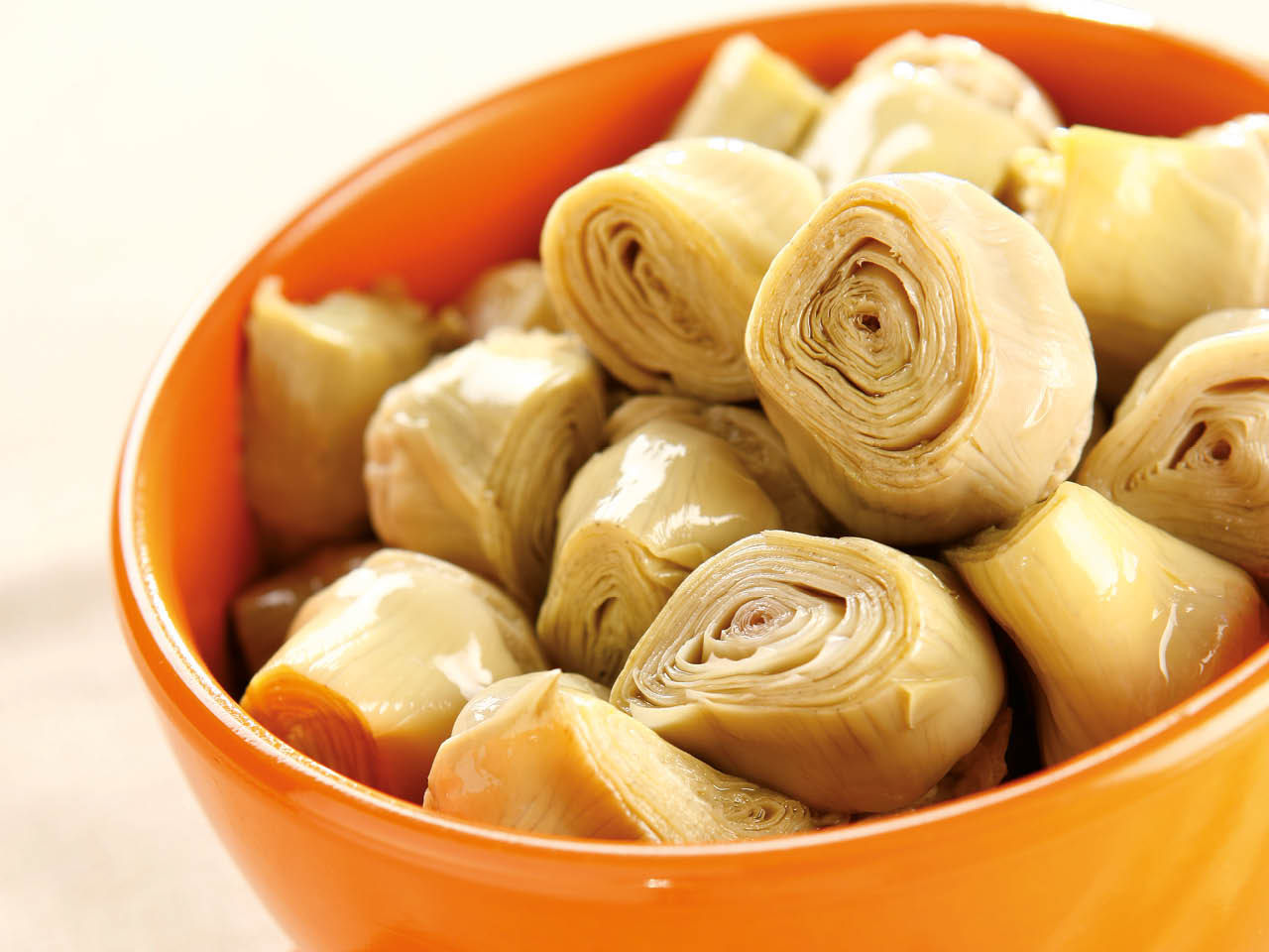 Coeurs d'artichauts avec olives