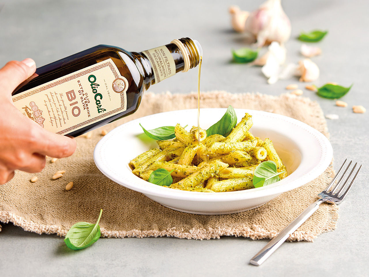Pâtes au pesto