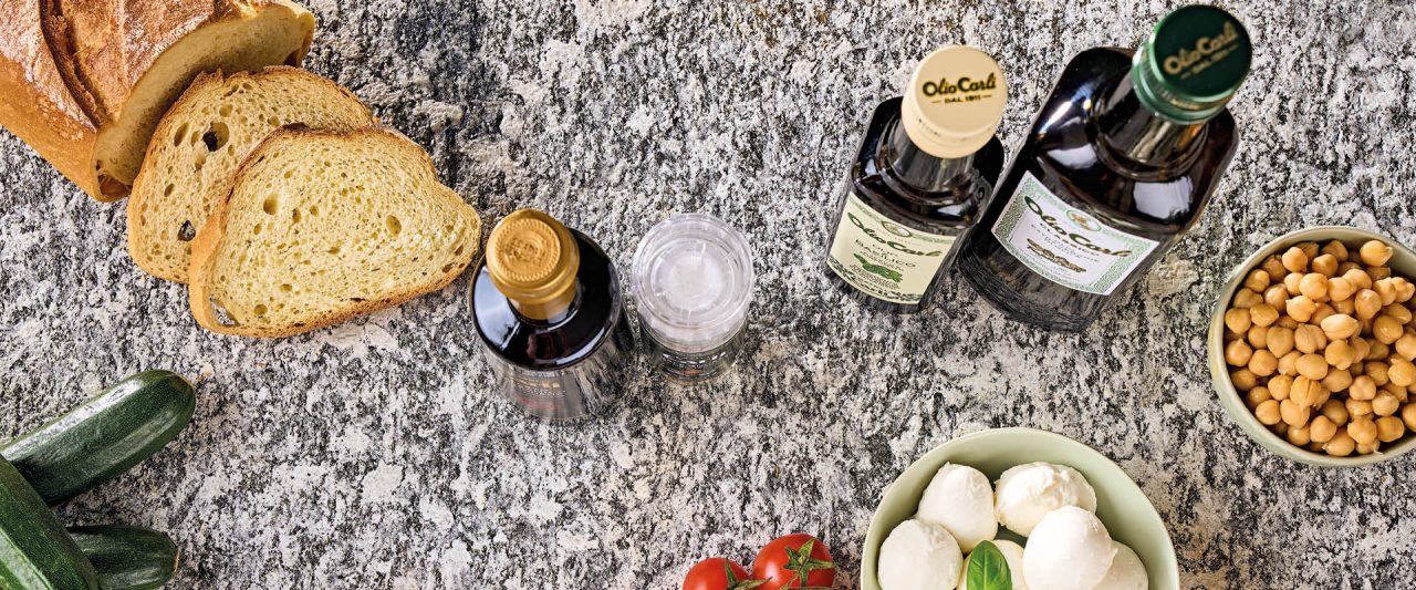 les produits du coffret "Condimenti Italiani Experience"