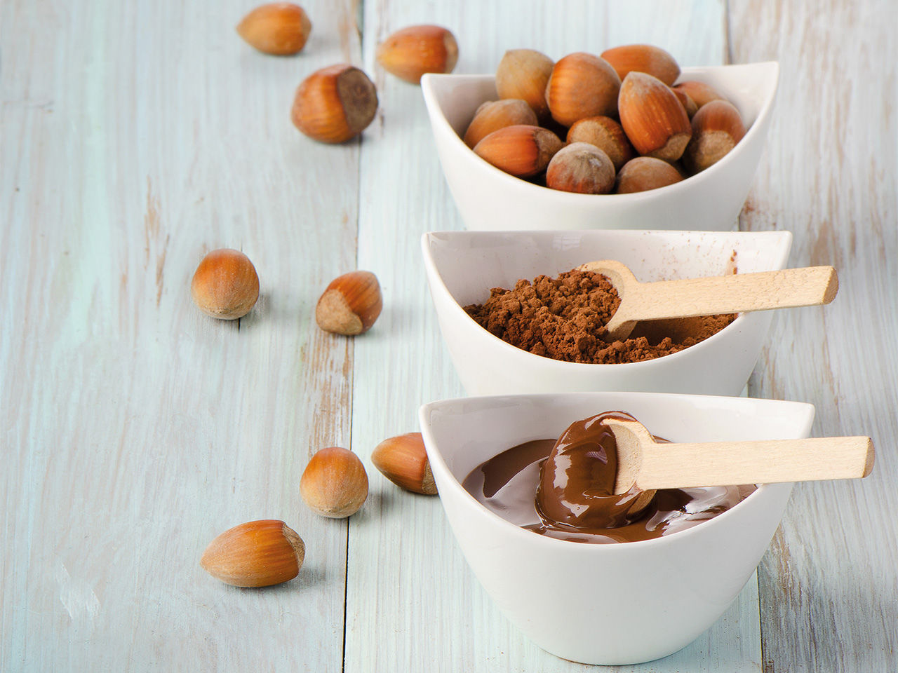 Crème noisette et cacao