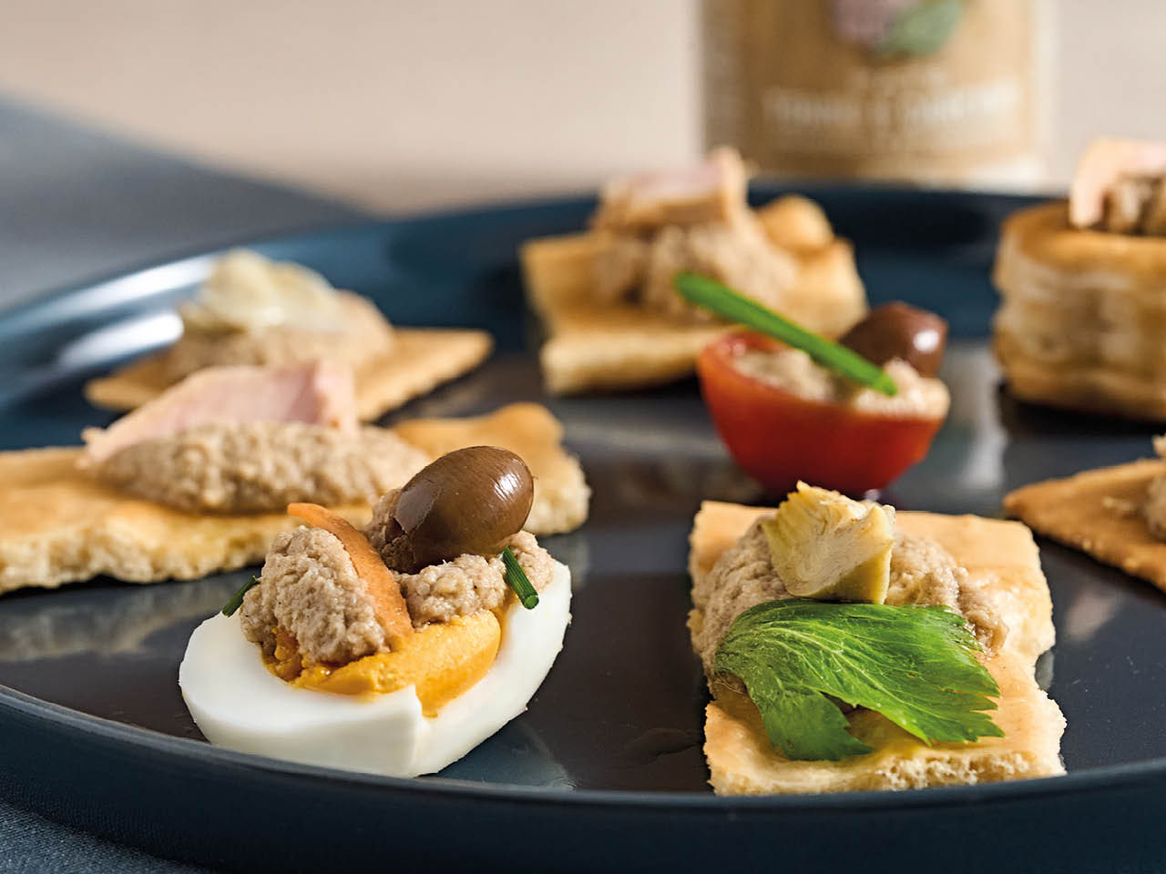 tartines de creme thon artichauts