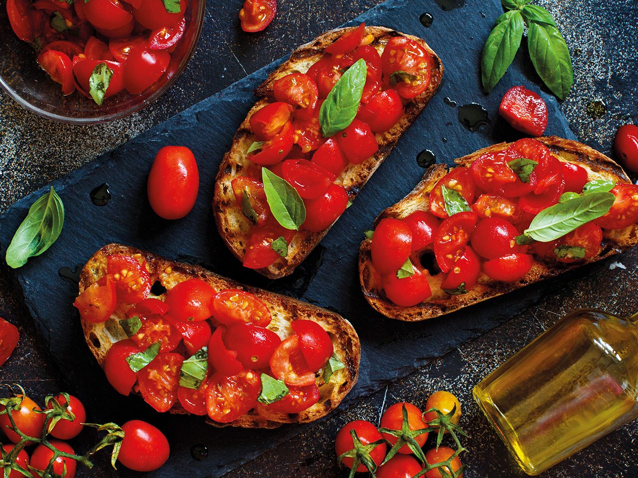 Bruschetta aux tomates