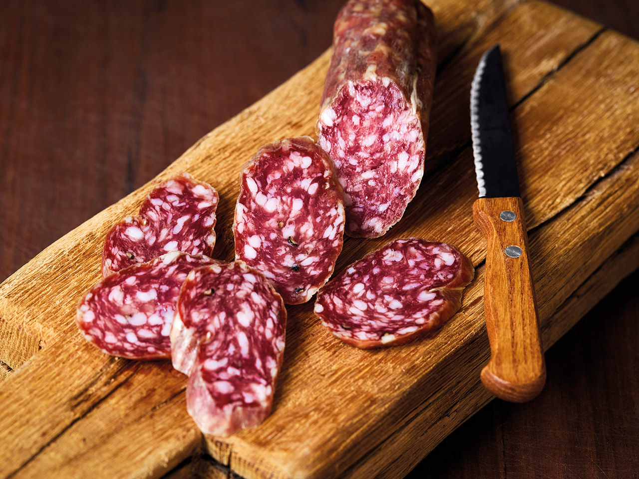 Salami coupé