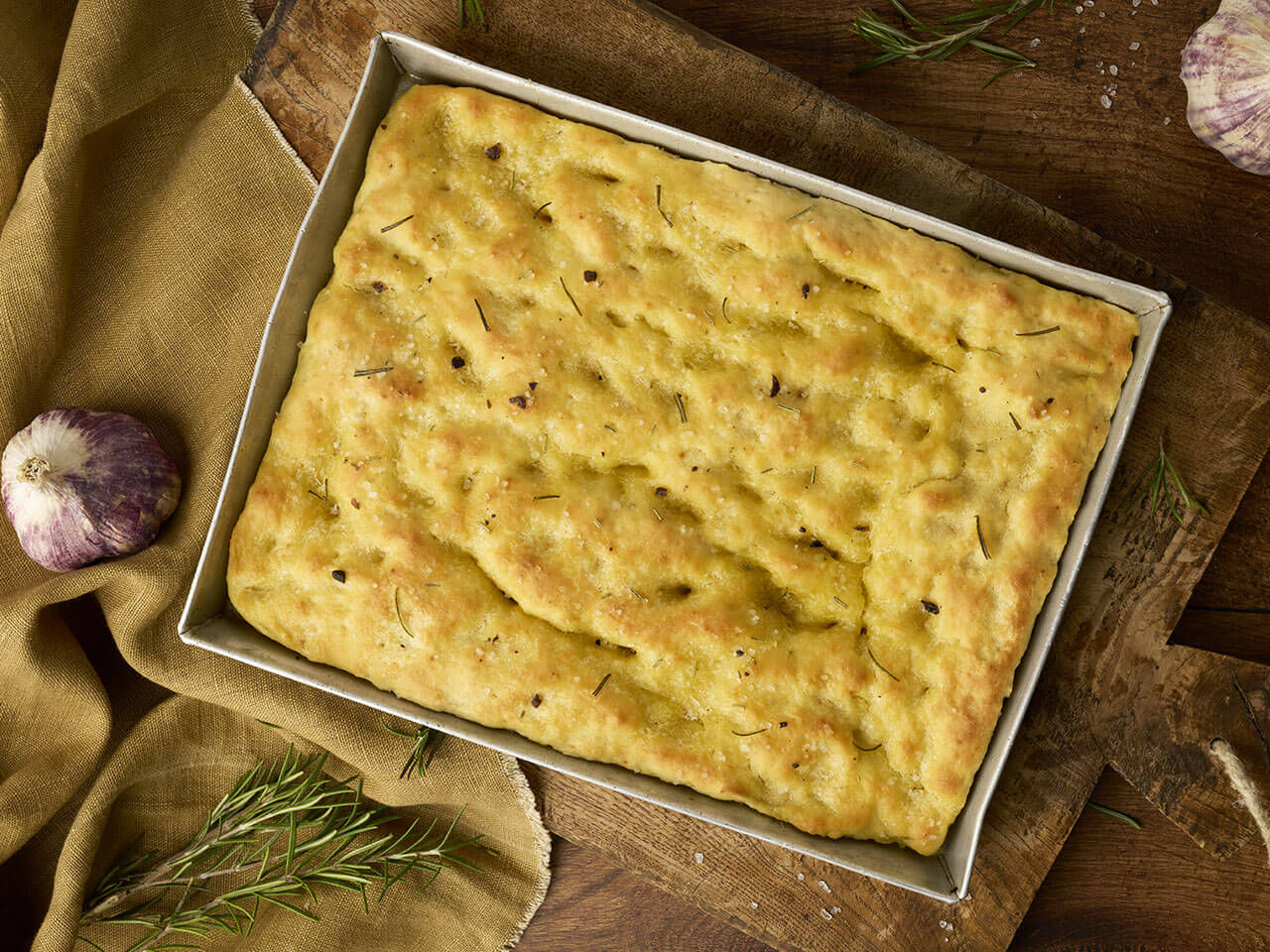 Focaccia preparé avec nostre Kit