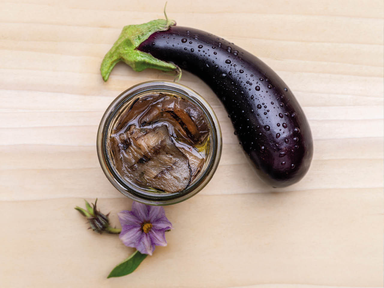 aubergine grille
