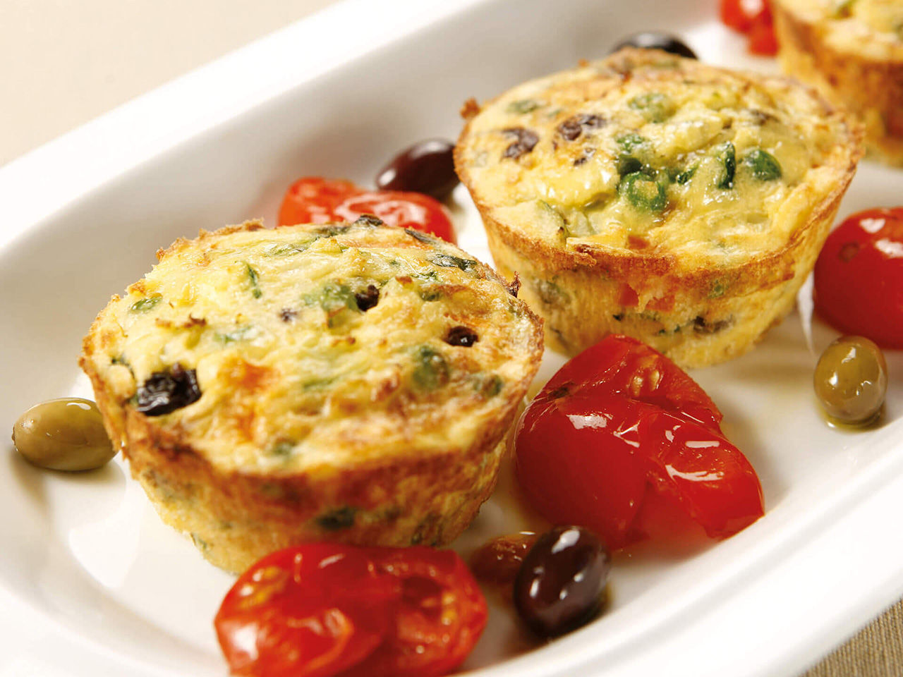 quiche de légumes et olives