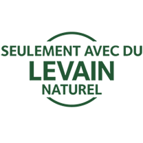 seulement avec du levain naturel