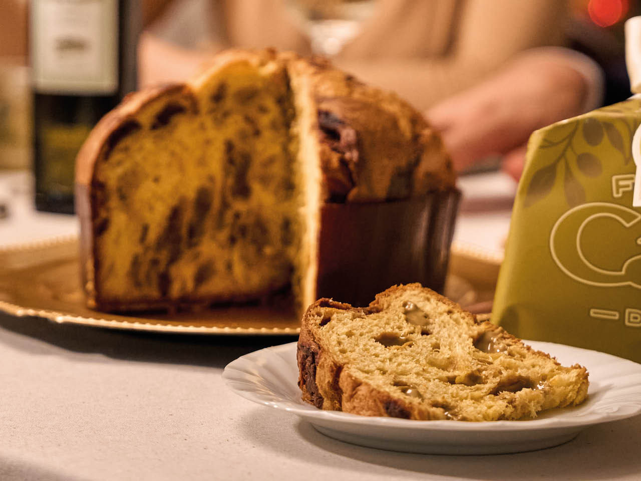 Panettone avec pistache