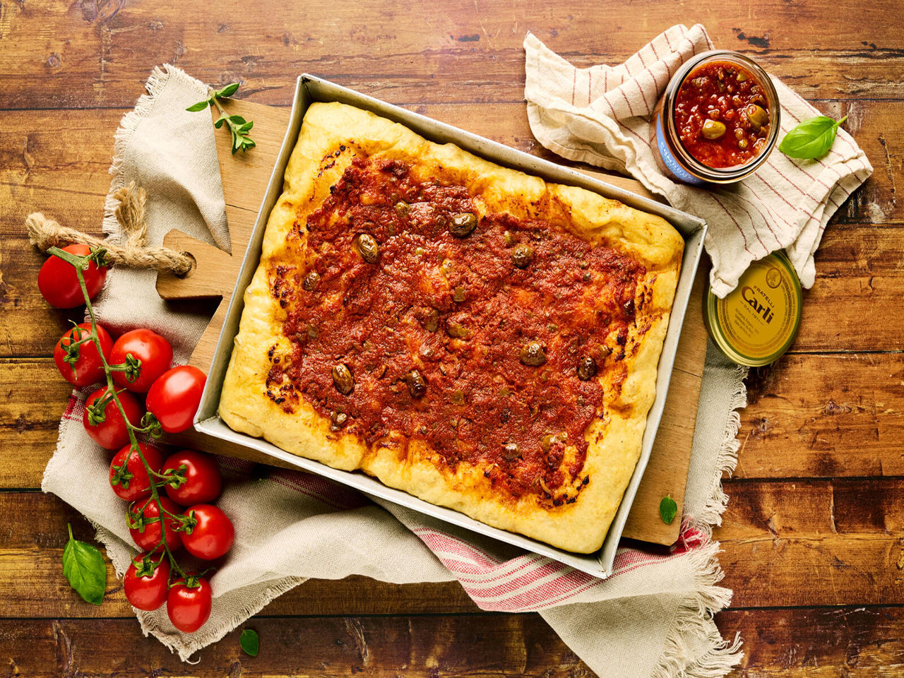 Pizza Sardenaira Carli comme inspiration recette.