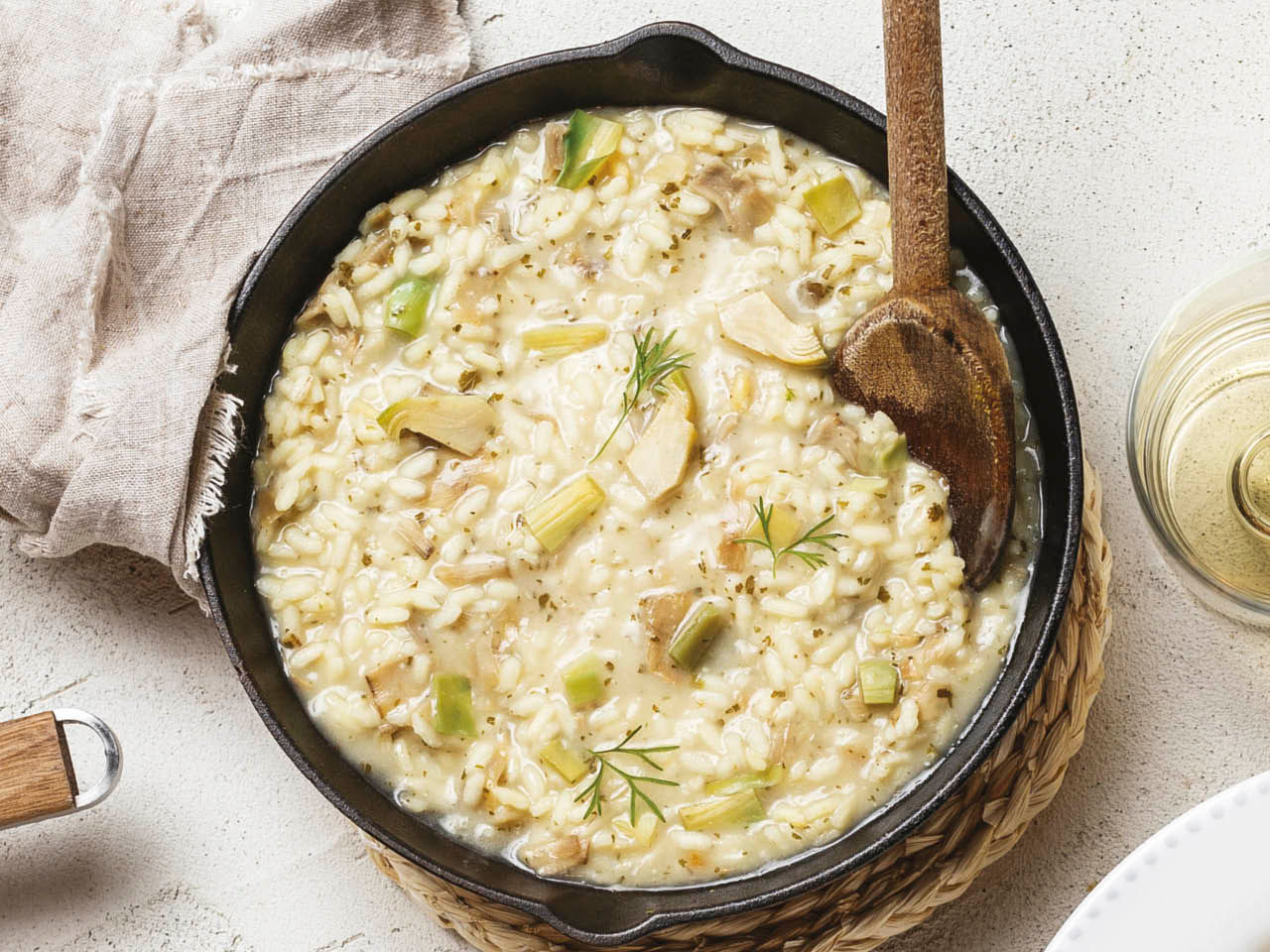 Risotto aux artichauts