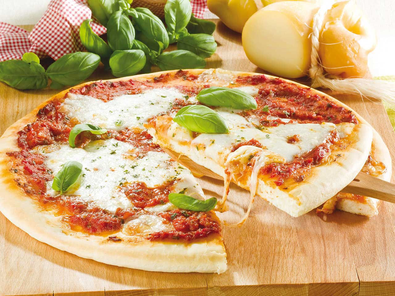 Pizza à la sauce arrabbiata