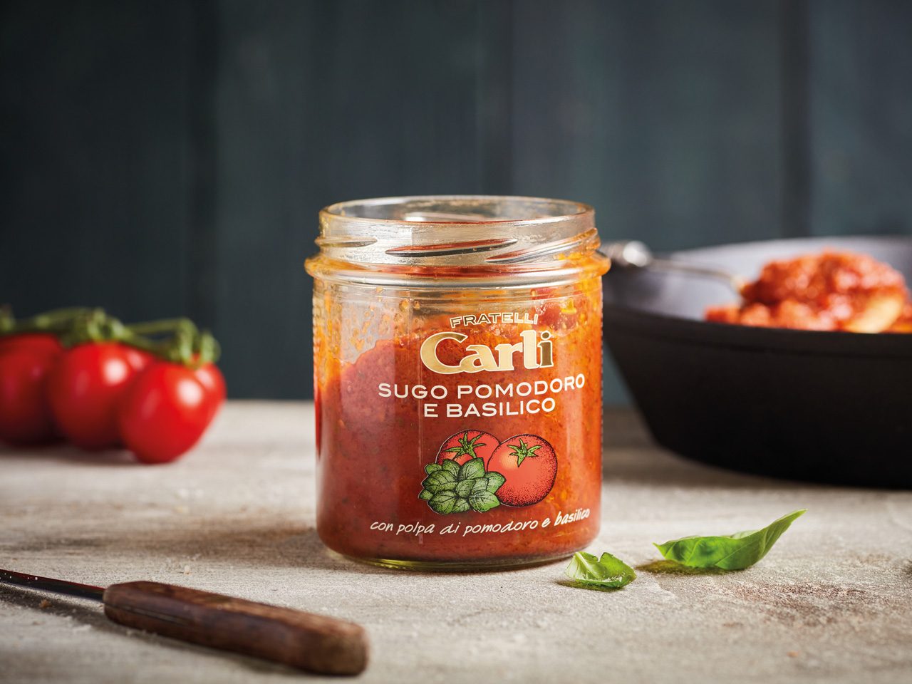 Sauce tomate et basilic