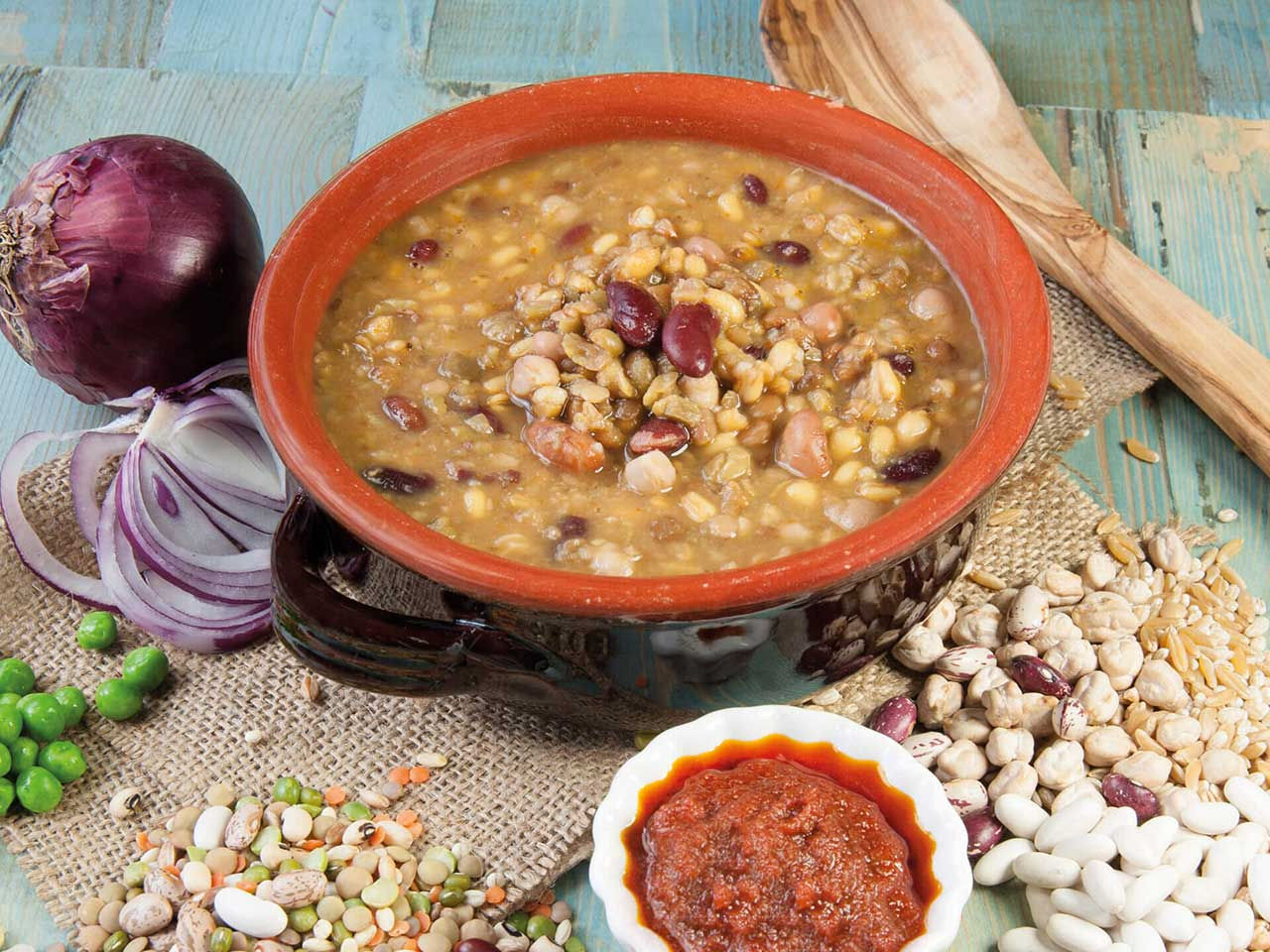 Soupe de légumineuses