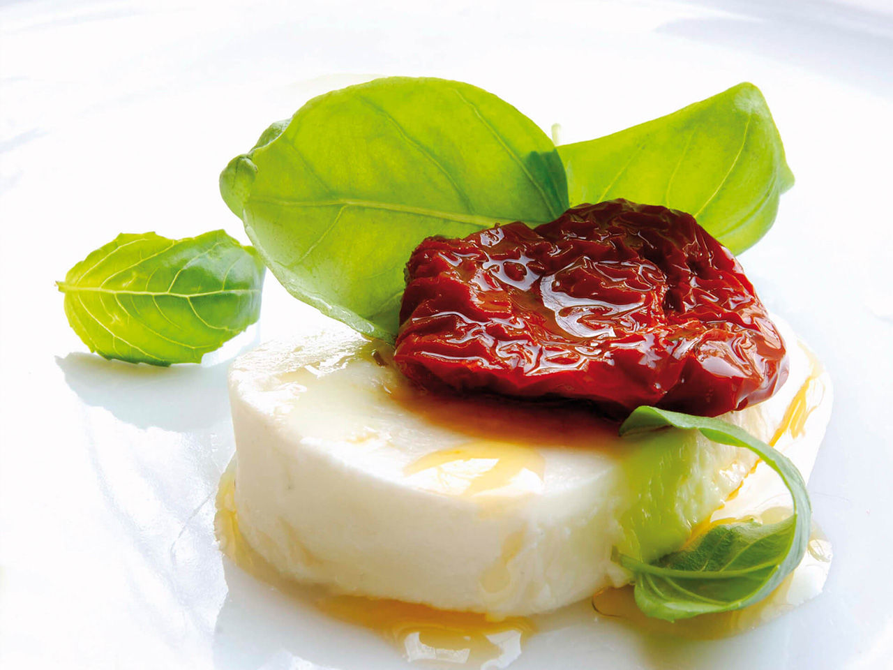 Mozzarella avec tomates séchées 