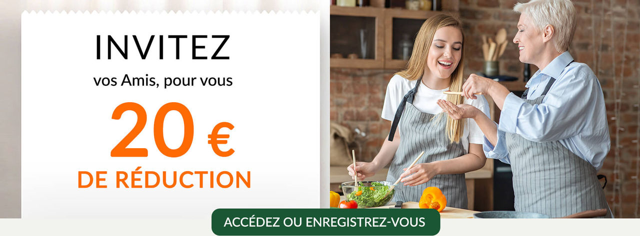 invitez vos amis, pour vous 20€ de réduction