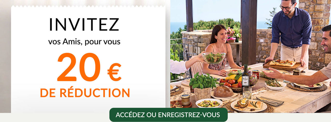 invitez vos amis, pour vous 20€ de réduction