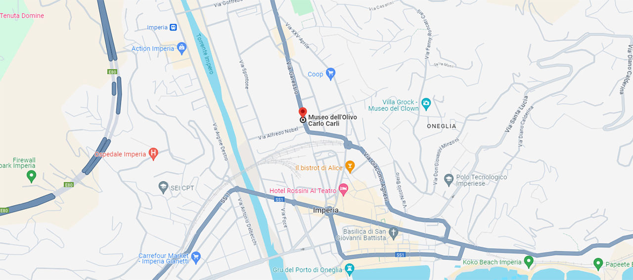 Musée de l’Olivier Carlo Carli, carte pour s’y rendre