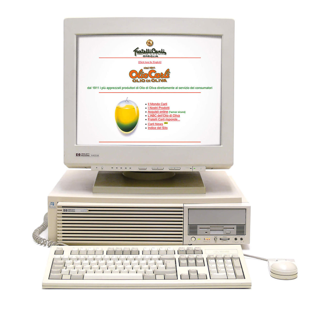 Le premier site internet